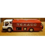 VTG Wen Mac Texaco Fire Fuel Tanker Truck WHITE CAB 24&quot; Pressed Metal 1960s - £69.69 GBP