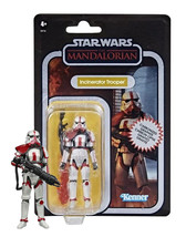 Star Wars The Mandalorian Carbonized Graphite Incinerator Trooper 3.75&quot; Fig MOC - £11.89 GBP