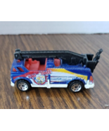 Matchbox Hero City Collection Sky Fire #35 Blue Fire Engine With Silver ... - $56.26 MXN