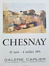 Louis-Olivier Chesnay - Original Exhibition Poster - Carlier Gallery-1974 - £107.25 GBP