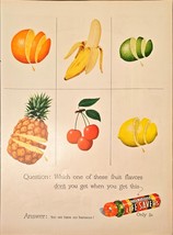 Five Flavor Life Savers Candy Cherry Orange Limes-1948 Vintage Print Ad - $11.63