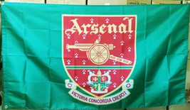 Arsenal Football Club Flag-3x5ft Gunners FC Banner-100% polyester Style 2 - £12.62 GBP