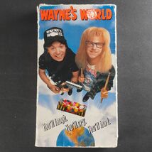 Wayne's World 1992 VHS SNL Mike Myers Dana Carvey 90s Cult Rob Lowe   Co... - $5.00