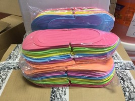 360 pairs disposable spa Pedicure slipper 6 assorted color flip flop - $69.29