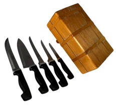 Rare Carvel Hall Knifes Honing Tool and Block Japan Handle on Block - $49.50