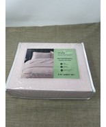Heiq Smart Temp Truly Calm Pink 3 Piece Sheet Set Size Twin XL - $47.70 CAD