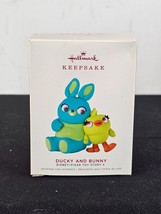 Hallmark Keepsake 2019 Disney Pixar Toy Story 4 Ducky And Bunny Ornament... - $8.86