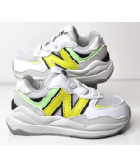 New Balance 57/40 Kids Enfants 6M Sneakers Shoes White Green Grey IV570S... - £26.52 GBP