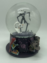 Disney Parks WDW Nightmare Before Christmas Jack &amp; Friends Sculpted Snow Globe - £37.48 GBP