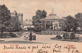 Taunton Somerset England~Vivary PARK~1903 Photo Postcard - £5.44 GBP