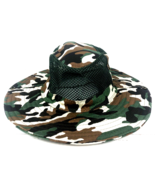 Camo Bucket Hat Side Snap Vented Lightweight Safari Fishing Hunting Boon... - £8.91 GBP