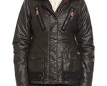 Bench Flapdoodle Nero Zip Stow-Away Cappuccio Caldo Inverno Cappotto Gia... - $89.04