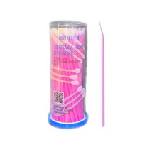 BRITEDENT Micro Applicator Brushes Fine Pink 100/Pk BSI-1500-1 - $5.00