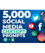 Prompt ChatGPT per i social media: 5.000 prompt ChatGPT - £2.28 GBP