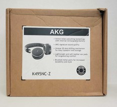 AKG K495NC Active Noise Cancelling Headphones - Black - $87.07