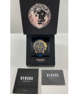 Versus Versace Mens Watch Blue Band Aberdeen VSPLO1421 with Box - £102.49 GBP