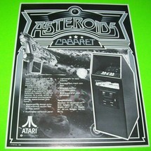 Asteroids Cabaret Arcade Flyer Original 1980 Retro Video Game Artwork - £35.04 GBP