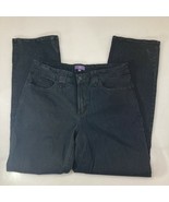 NYDJ Not Your Daughters Jeans 12P Petite Straight Blue Jeans Denim 32 x 29 - $25.97