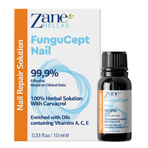 Zane Hellas FunguCept Nail. Fungal Nail Solution for fungal nails.0.33 oz -10ml  - £13.57 GBP