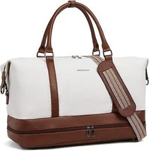Weekender Bags for Women Canvas Travel Duffel Bag Large Overnight Bag Carry On T - £72.09 GBP