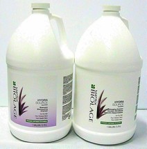  Matrix Biolage HydraSource Shampoo &amp; Detangler Gallon Size DUO  - £135.31 GBP