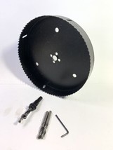 8-inch Diameter Hole Saw Cutter Drill Bit Cuts Holes in Wood Plastic Drywall - £23.18 GBP