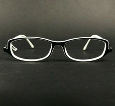 Silhouette SPX 1989 50 6055 Eyeglasses Frames Black White Rectangular 50... - $83.94