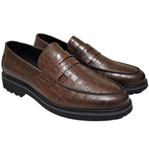 INC INTL Concepts Men Vance Slip On Penny Loafers Size US 11.5M Chestnut... - $24.75