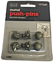 Decorative Push Pins Assorted Designs Cork Board Push Pins Item No.977329 - £7.11 GBP