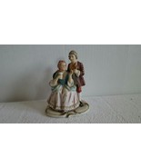 Vintage Victorian COLONIAL COUPLE Porcelain FIGURINE  Mandolin - $294.10 MXN