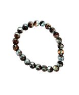 brazilian natural phantom quartz elastic bead bracelet - $16.16