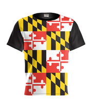 Maryland T-shirt Proud Maryland flag Coat of Arms Maryland Sport T-Shirt... - £25.05 GBP
