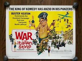 *War Italian Style (1966) Buster Keaton Is A German General During WW2 Rolled Hs - £199.83 GBP