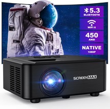 Wifi And Bluetooth Enabled Home Video Led Projector That Can Be Used Wit... - $130.94