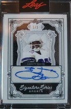 Emmitt Smith ONYX Pearl mirror scroll signature Leaf 1/1 Dallas Cowboys NFL - $4,999.99