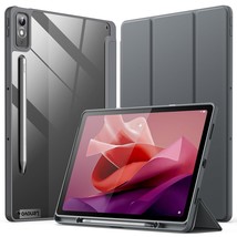 JETech Case for Lenovo Tab P12 12.7-Inch with Stylus Holder, Clear Transparent H - £26.74 GBP