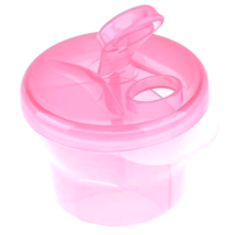 Cuddle Club Baby Powder Formula and Snack Dispenser Storage Container, Pink - £5.46 GBP