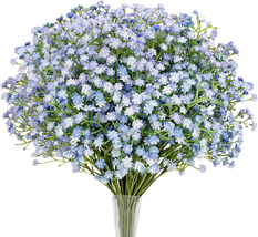 Fake Baby Breath Fake Flowers 10Pcs,Real Touch Gypsophila Babies Breath Flowers  - £16.75 GBP