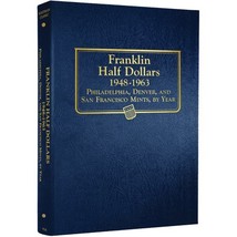 Franklin Half Dollar Album | 1948-1963 | Whitman Classic - $44.95