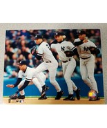 DEREK JETER PHOTO New York Yankees MLB OFFICIAL ACTION PIC 8&quot;X10&quot; FREE SHIP - £10.97 GBP