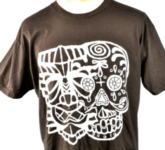 Dia De Los Muertos Tiki Calavera Skull XXL T-Shirt sz 2XL Mens Day of De... - $19.21