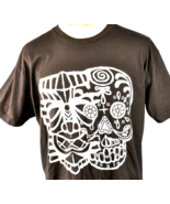 Dia De Los Muertos Tiki Calavera Skull XXL T-Shirt sz 2XL Mens Day of De... - $19.21