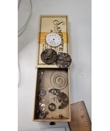 Vintage 1900&#39;s Langendorf Everbrite Watch Movement PARTS LOT White Dial ... - $65.84 CAD