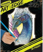 Crayola Art with Edge Fantastic Beasts 30 Page Colouring Book Adult Coloring NEW - £6.73 GBP