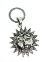 Sun Schlüsselanhänger Surya Sun Hindu Face Schlüsselanhänger Metall Luck... - £5.53 GBP