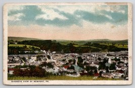 Newport PA Bird&#39;s Eye View Of Town Perry Co Pennsylvania Postcard C33 - £6.26 GBP