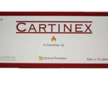  CARTINEX 1 BOX 10AMPS 100% AUTHENTIC PRODUCT L-CARNITINE 1G READY STOCK - £62.82 GBP