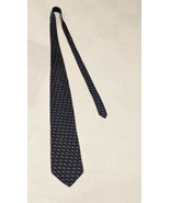 Mens Silk Dress Tie Nautica Navy Blue Half moons - $186.77 MXN