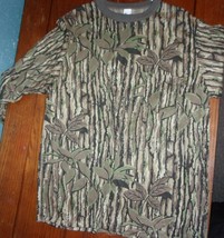 Realtree Camo Treebark Leaves Long Sleeve Shirt Medium Hunting Made In The Usa - £14.07 GBP