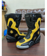 Suzuki Hayabusa Cowhide Motorbike Leather boots Ce Approved  - $205.15 CAD